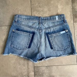 7 for all mankind blue cut off denim Jean shorts 26